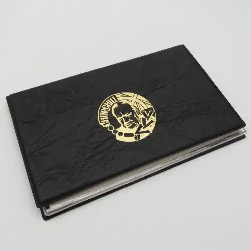 Booklet issued 1974 with 4 Winston Churchill Covers - Churchill Centenary