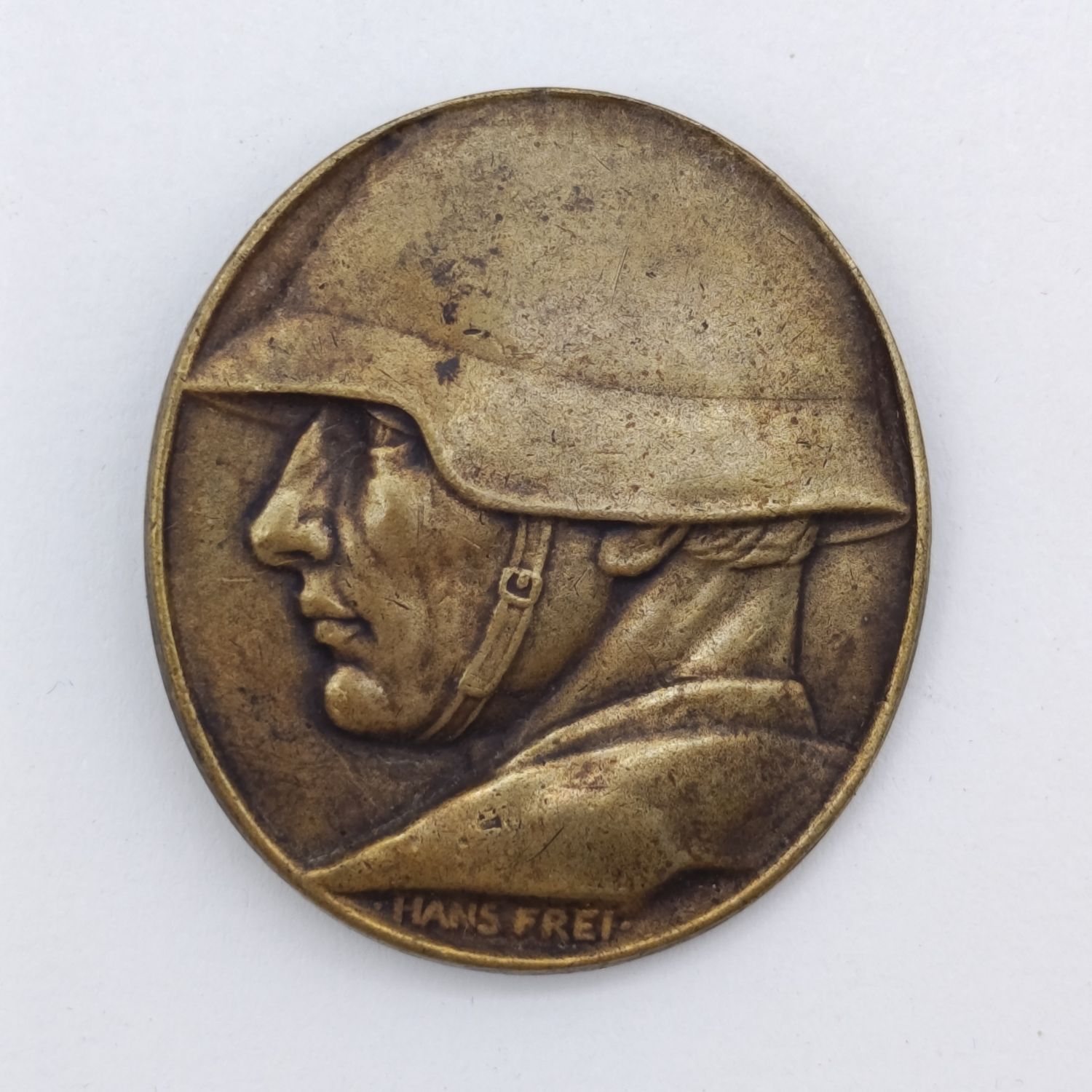 WW1 Swiss soldier donation badge - no pin
