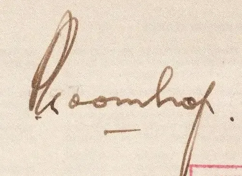 South Africa FDC - 18-2-1976 Bowling cover - signed by the minister of sport - Piet Koornhof