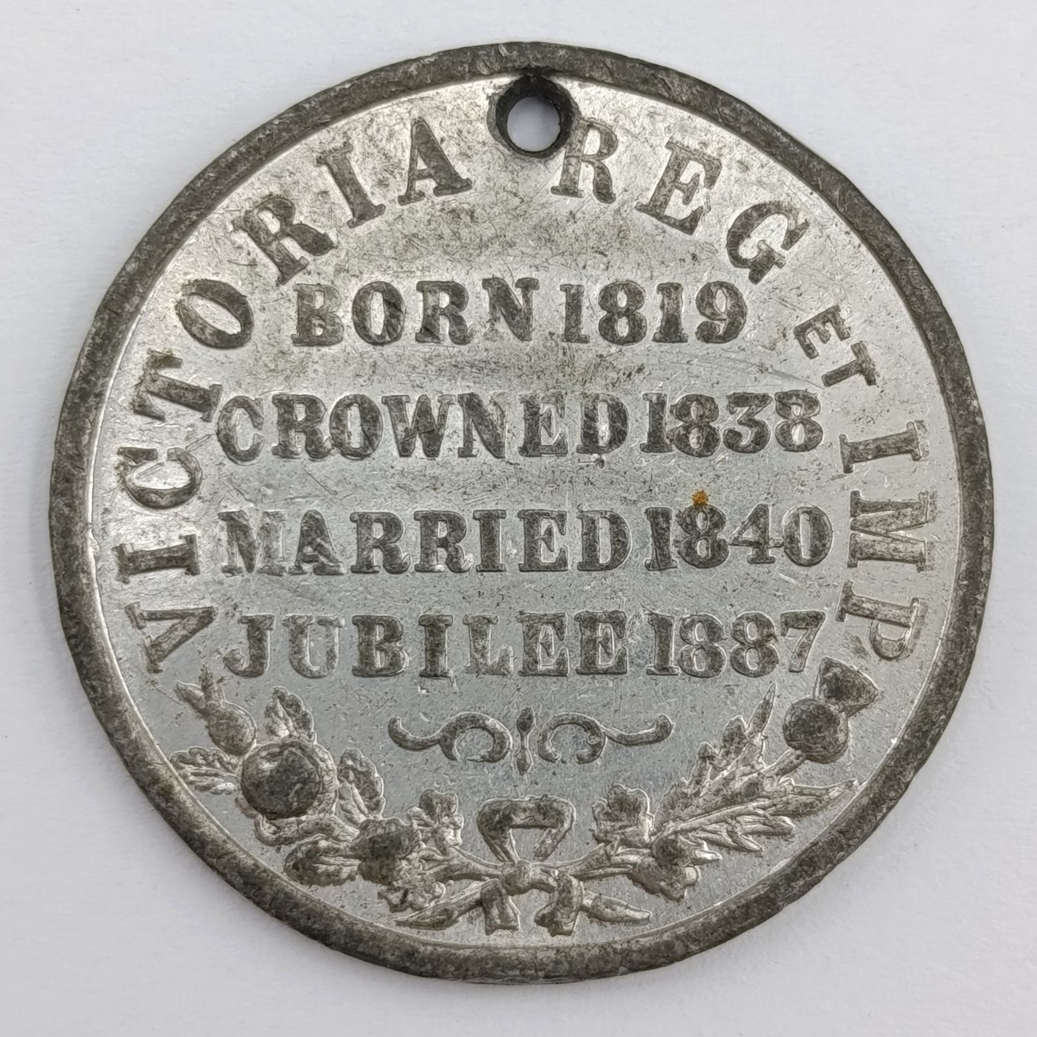 Victoria 1887 Jubilee medallion - 50 years unusual type