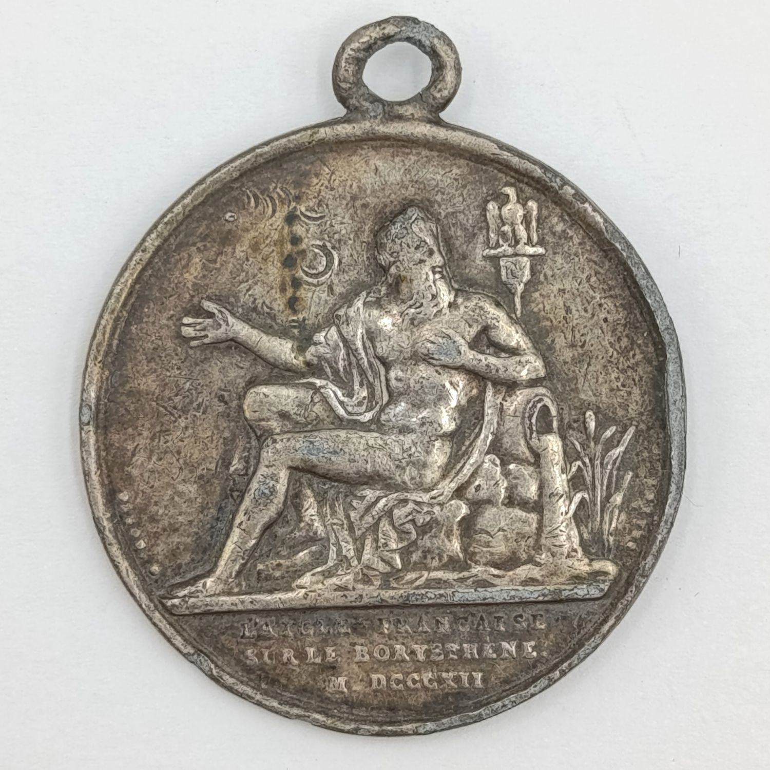 Napoleon medal - The French eagle on the throne
