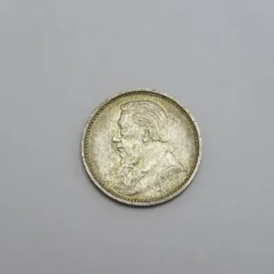 1896 ZAR Kruger three pence AU with mint lustre