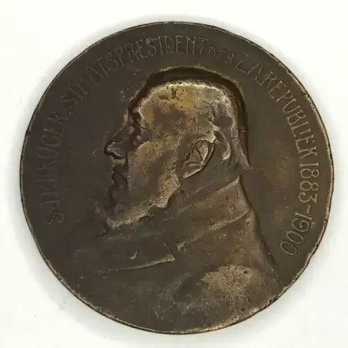 1904 Volkstem Kruger begrafnis medallion
