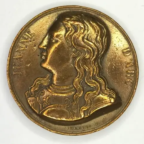 1914 Jeanne D`ARC medal or medallion - Joan of Arc