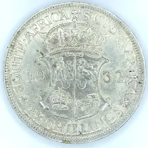 1932 SA Union Half Crown - XF+ (EF)