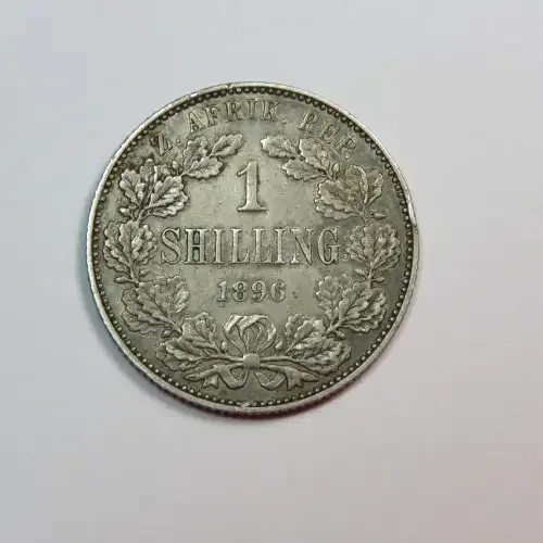 1896 ZAR Kruger shilling VF+