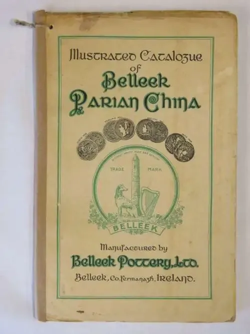 Illustrated catalogue of Bellek Parian China published by Belleek Pottery Ltd 1949