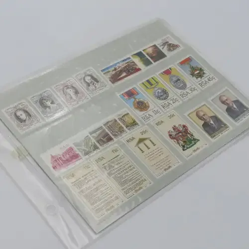 South Africa mint stamp sets as issued for 11 years 1979-1989