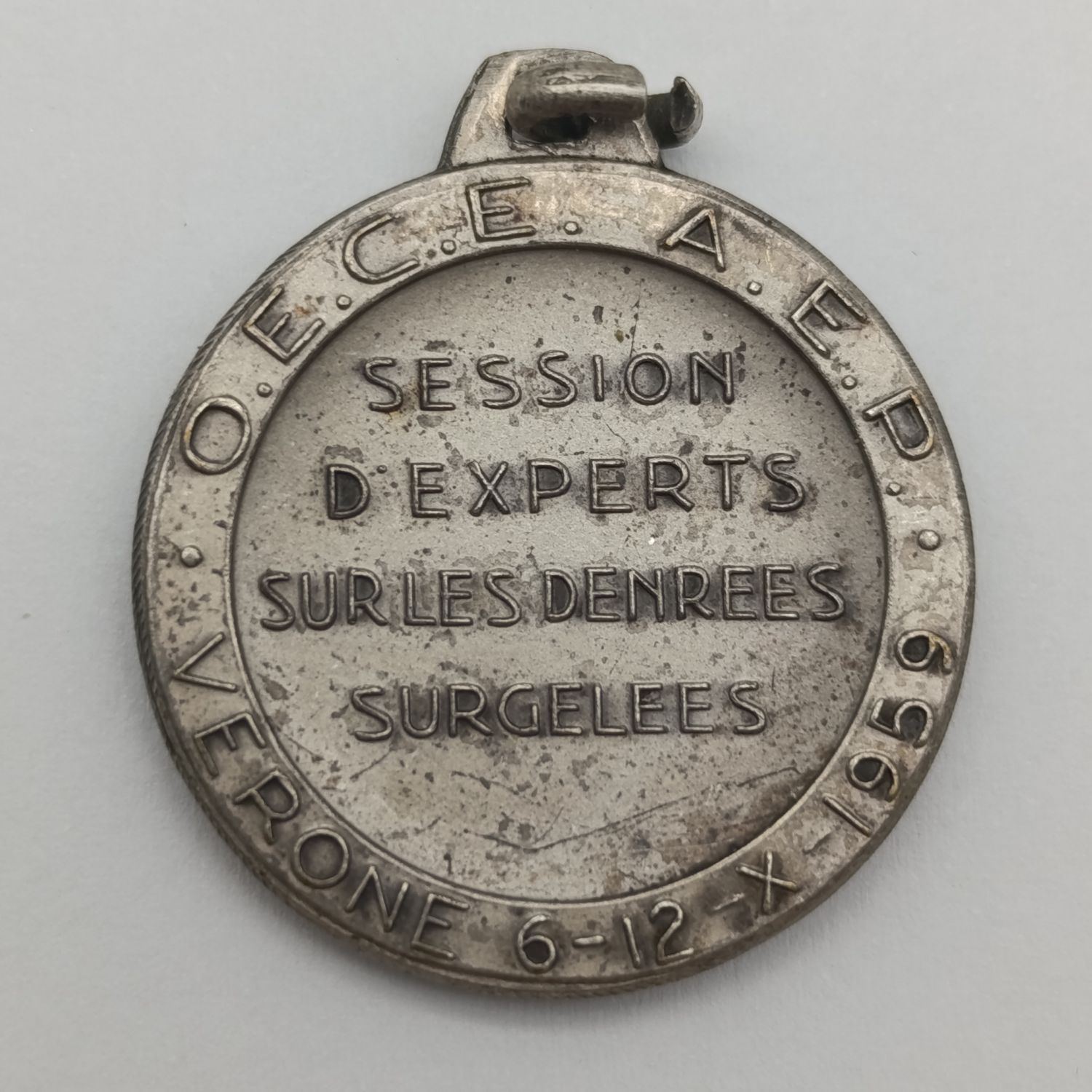 Frozen food convention medallion 1959 Verona