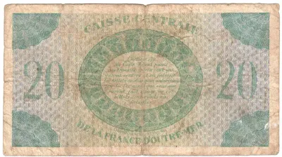 France - overseas 20 Francs 1944