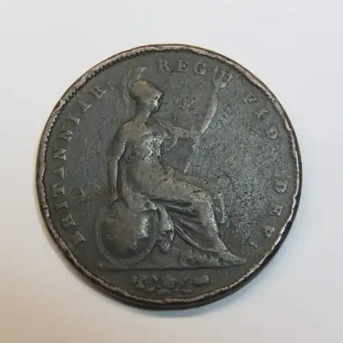 1843 Great Britain penny - Colon after REG: VG