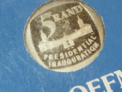 1994 RSA Presidential Inauguration proof R5 in case