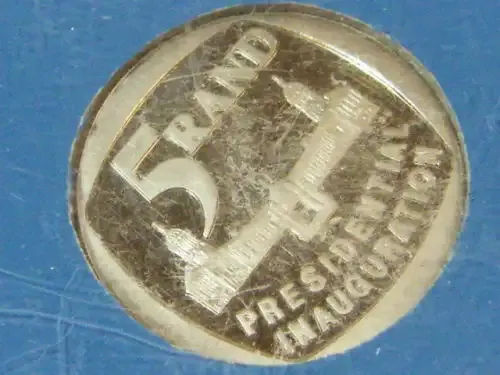 1994 RSA proof Presidential Inauguration R5 in plastic case