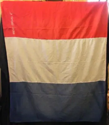 French flag with names of SA rugby players who played in France 1983 - 1986