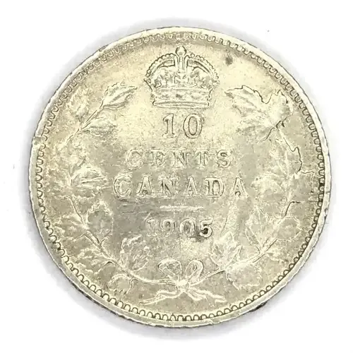 1905 Canada 10 cent - silver