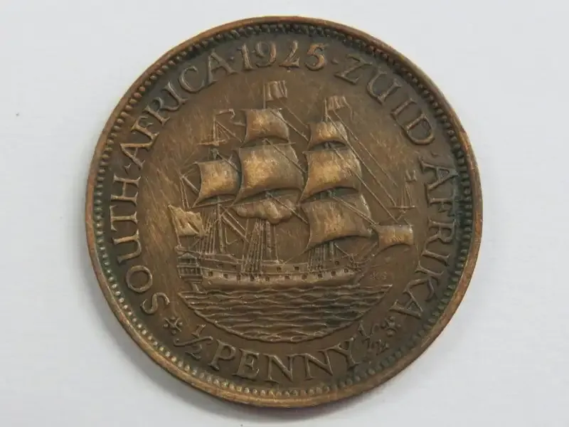 1925 SA Union half penny XF