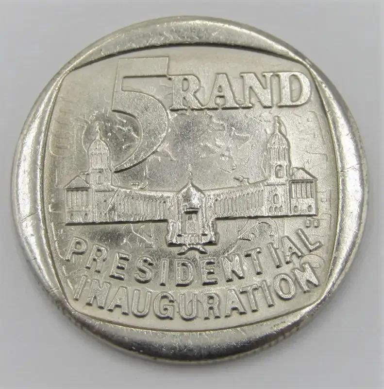 Error 1994 Presidential inauguration R5 - struck through with another reverse