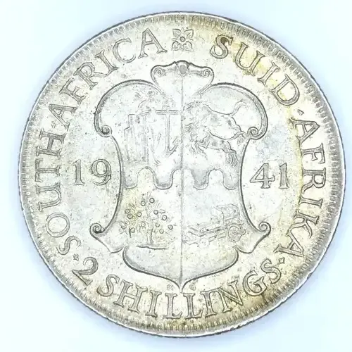 1941 SA Union Two Shilling - AU+