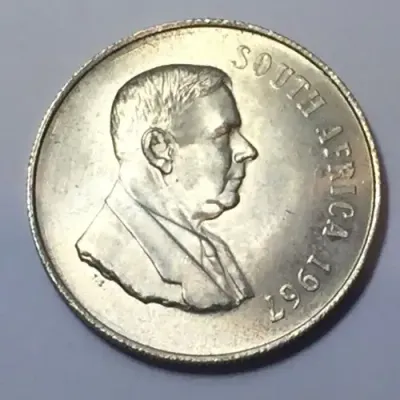 RSA 1967 One rand with left front leg not attached to body - variation