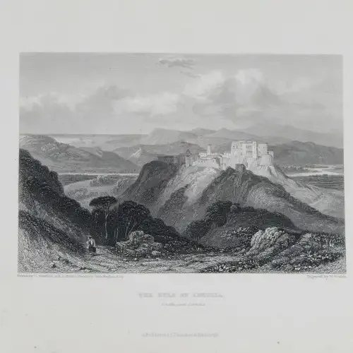 Engraving by W Finden from drawing by C. Stanfield - printed early 1800`s by A Fullarton