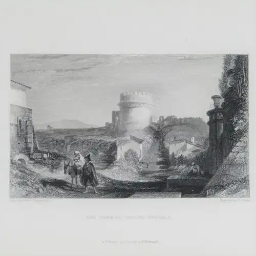 1830`s Engraving done by E. Finden and printed by A. Fullarton from a drawing by J.M.W Turner