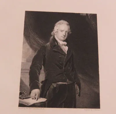 Engraving by J Cochran from painting by Sir Tho Lawrence of John Abernethy Esq.