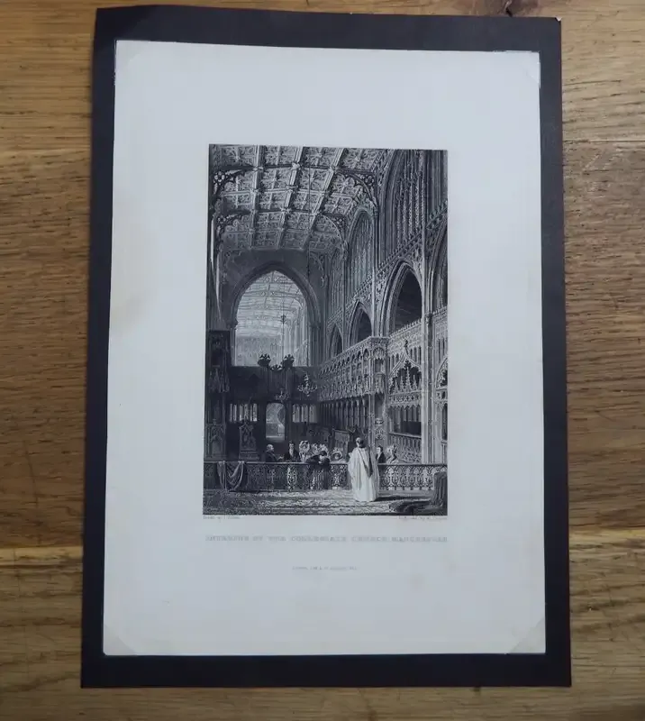 Engraving by E Challis from drawing by T Allom - Printed by Fisher, Son and Co. - 1832