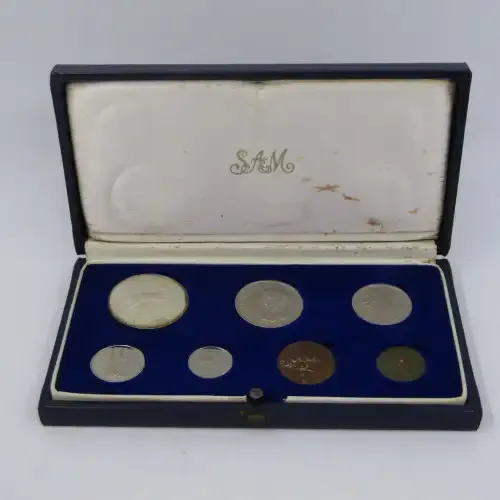 1968 South Africa short proof set - Silver English R1