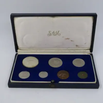 1968 South Africa short proof set - Silver English R1
