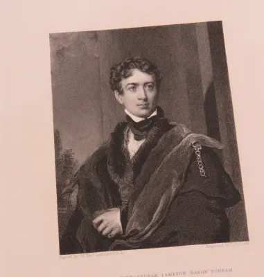 Engraving by J Cochran from a painting by Sir Tho Lawrence of John George Lambton
