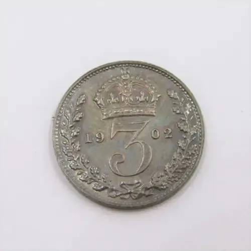 1902 Great Britain 3 pence - excellent