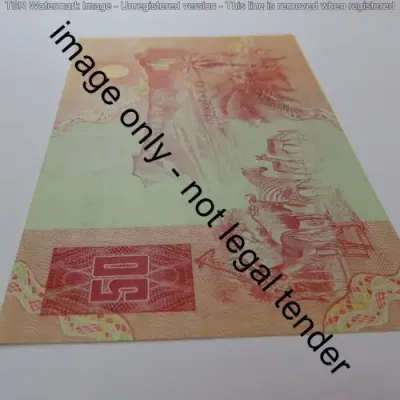 GPC de Kock 3rd issue R50 banknote - Uncirculated with centre crease