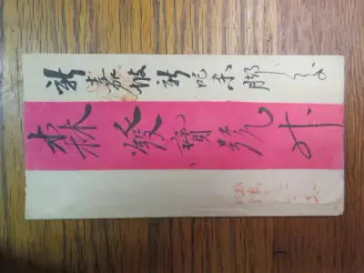 Penang Chinese Red Band cover with Strait Settlements stamp cancelled 1933