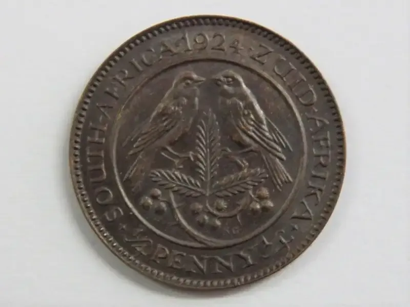1924 SA Union farthing - Uncirculated