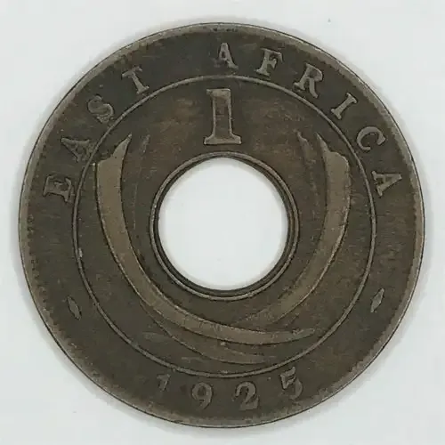 1925 East Africa Cent - very scarce - no mintmark