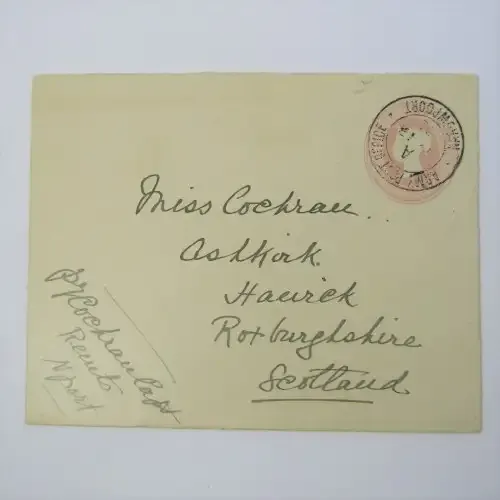 Boer War Cover from Army Post Office Nieuwpoort South Africa to Roxburghshire Scotland