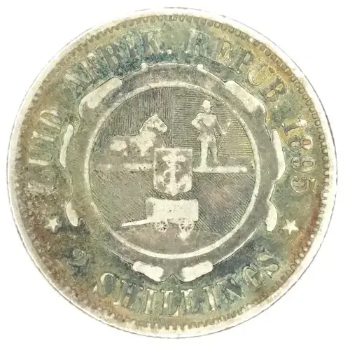 1895 ZAR Kruger 2 Shilling - very scarce