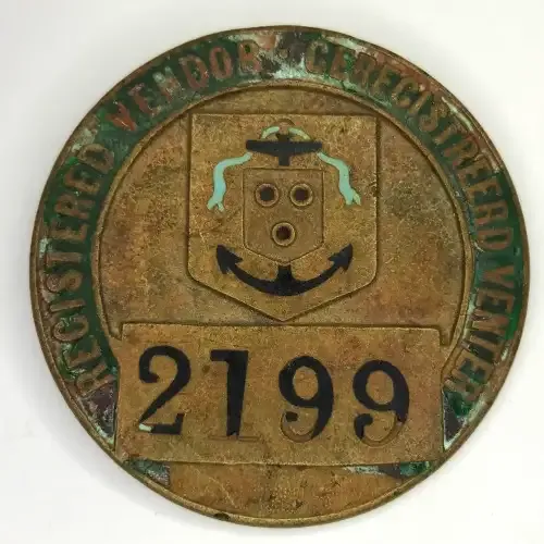 City of Cape town Registered Vendor badge - no 2199