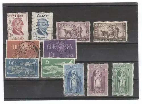 SG 178 to SG 188 Lot of 11 used stamps