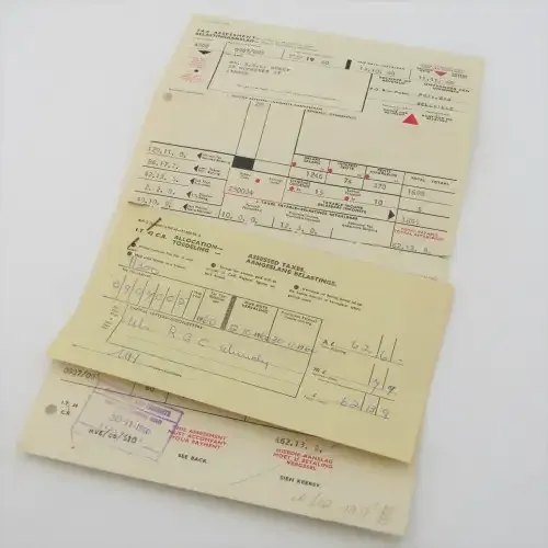South African Revenue - 1960 Tax Assessment and payment advice