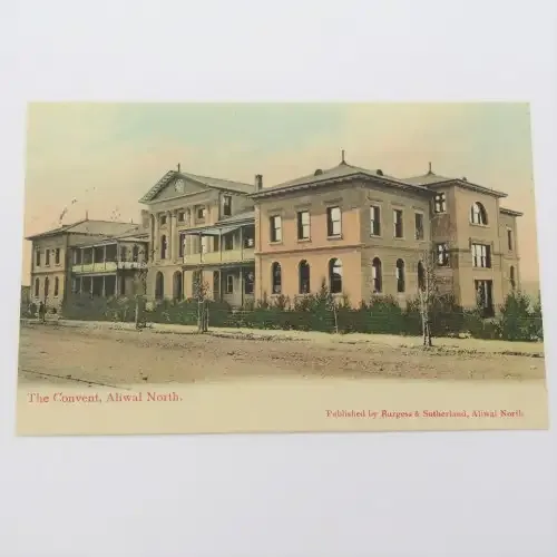 1908 Postcard sent from Aliwal North to Lady Grey, South Africa - Picture of Aliwal North Convent