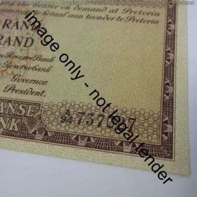 South Africa G Rissik One Rand First Issue - AU+
