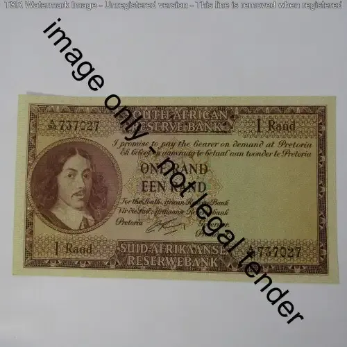 South Africa G Rissik One Rand First Issue - AU+