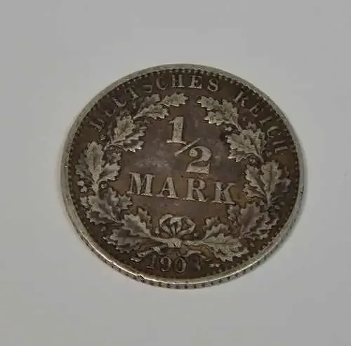 1908(J) Germany Empire 1/2 mark