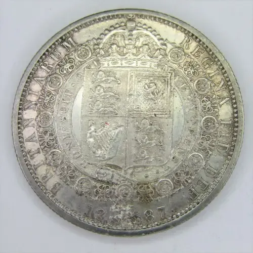1887 Great Britain Half Crown