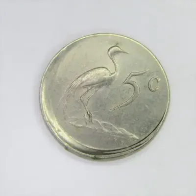 1967 South Africa unusual Five cent - mistruck