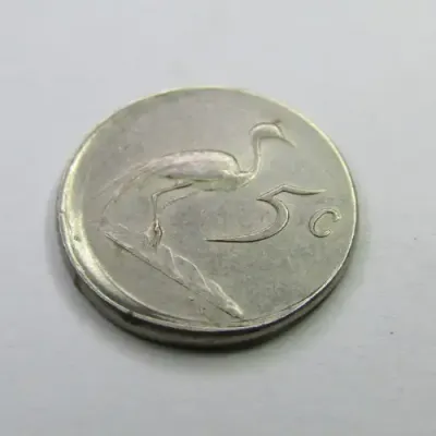 1967 South Africa unusual Five cent - mistruck