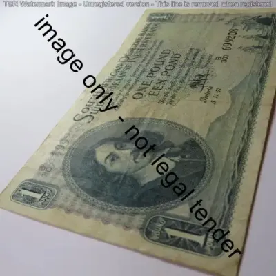 MH de Kock 3rd issue 1 Pound 5-11-57 EF-