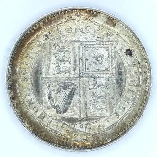 1887 Great Britain Victoria shilling - AU+