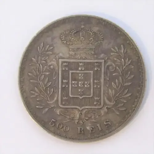 1892 Portugal 500 Reis - aAU